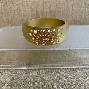 Crystal & Lucite Bracelet, large